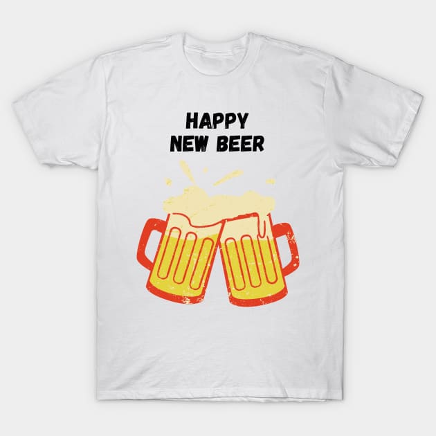 Happy New Beer T-Shirt by nathalieaynie